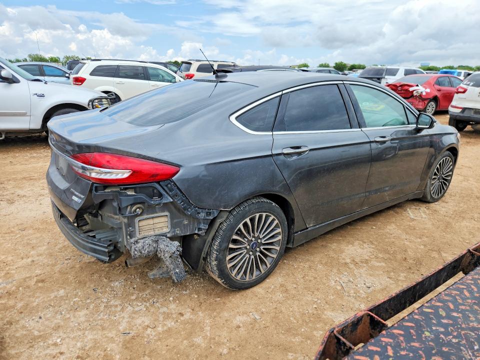 2018 Ford Fusion VIN 3FA6P0D97JR138205 COPART salvage auction — REAR END, Id - Salvage Certificate Of Title, sold $825 on 2026-07-02 (photo 3)