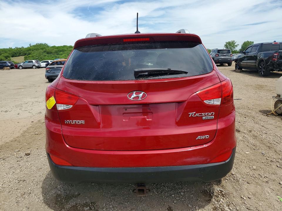 2013 Hyundai VIN KM8JUCAC0DU660102 COPART salvage auction — UNDERCARRIAGE, WI - CERTIFICATE OF TITLE, sold $1,050 on 2026-07-24 (photo 6)