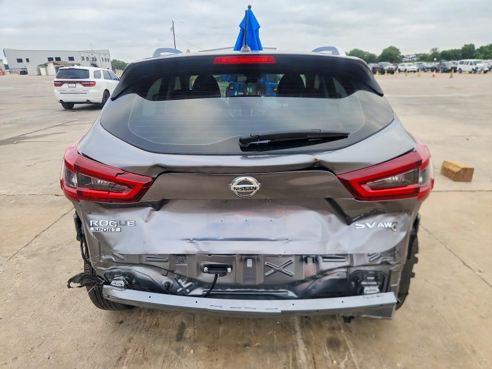 2022 Nissan VIN JN1BJ1BW7NW682041 COPART salvage auction — REAR END, Tx - Salvage Vehicle Title, sold $3,700 on 2026-07-09 (photo 6)