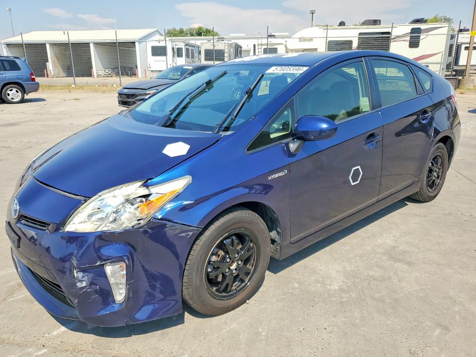2012 Toyota VIN JTDKN3DU2C0336407 COPART salvage auction — FRONT END, Ca - Salvage Certificate, sold $2,650 on 2026-07-13 (photo 1)