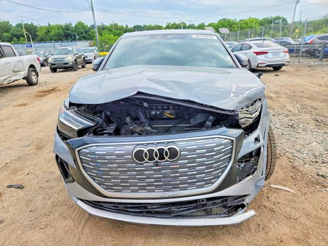 2023 Audi Q4 e-tron VIN WA142BFZ8PP025379 COPART salvage auction — FRONT END, Md - Cert Of Salvage > 75% Damage, sold $12,300 on 2026-07-07 (photo 5)