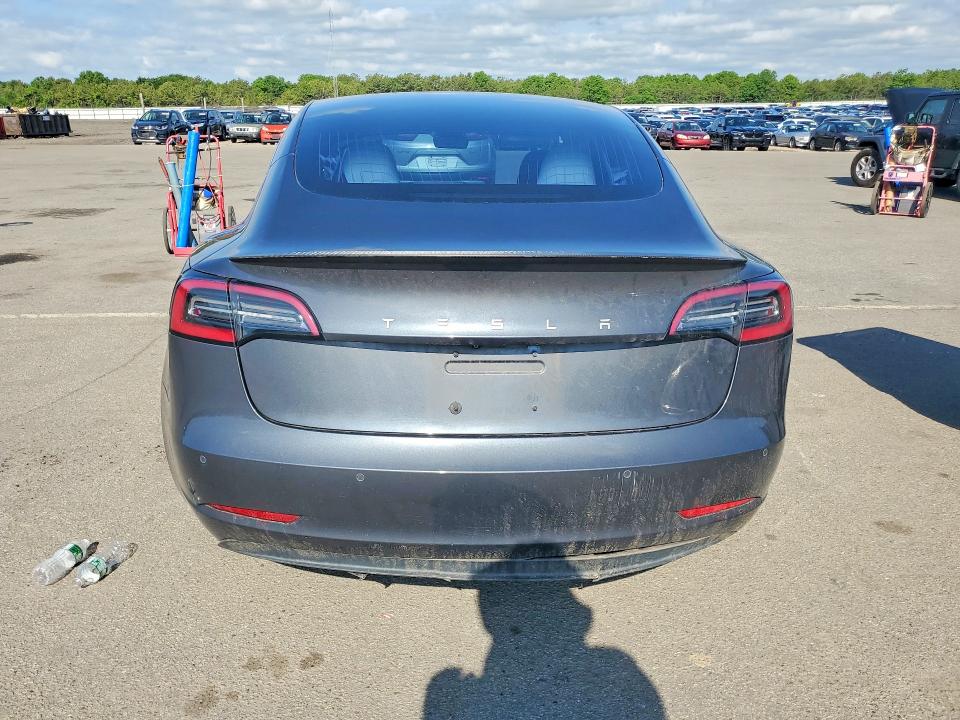 2018 Tesla Model 3 VIN 5YJ3E1EB8JF079385 COPART salvage auction — SIDE, Ny - Mv-907A Salvage Certificate, sold $6,100 on 2026-07-15 (photo 6)