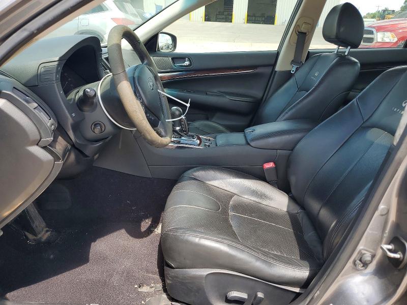 2011 Infiniti G VIN JN1CV6AR2BM408206 COPART salvage auction — FRONT END, OK - CERT OF TITLE-SALVAGE, sold $1,150 on 2026-07-30 (photo 7)