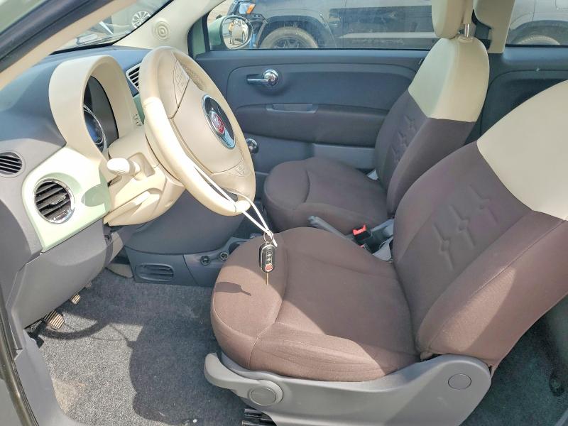 2012 Fiat 500 VIN 3C3CFFAR8CT344229 COPART salvage auction — REAR END, Pa - Cert Of Salv-R=Reconstructed, sold $475 on 2026-07-02 (photo 7)