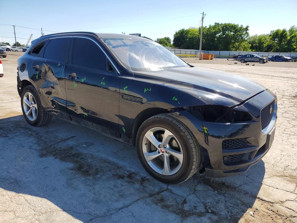 2019 Jaguar F-pace VIN SADCJ2FX4KA369696 COPART salvage auction — REAR END, Ok - Cert Of Title-Salvage, sold $3,100 on 2026-07-28 (photo 4)