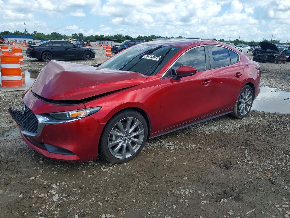 2020 Mazda 3 VIN JM1BPACL5L1171079 COPART salvage auction — FRONT END, Tx - Salvage Vehicle Title, sold $1,900 on 2026-07-09 (photo 1)