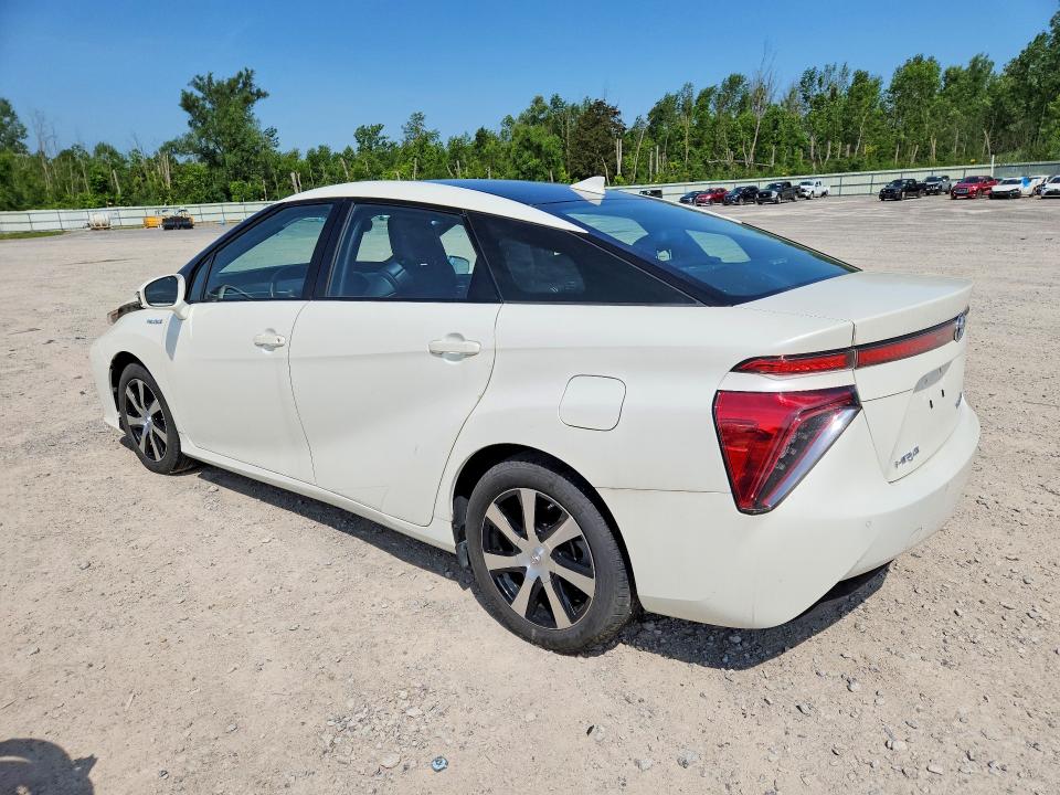 2016 Toyota Mirai VIN JTDBVRBD4GA000554 COPART salvage auction — MECHANICAL, Az - Certificate Of Title (P), sold $325 on 2026-07-20 (photo 2)