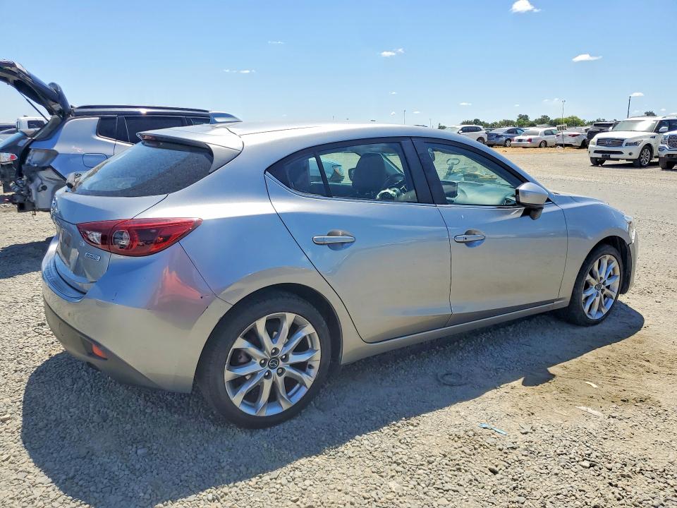 2014 Mazda 3 VIN JM1BM1L35E1142077 COPART salvage auction — FRONT END, Ca - Salvage Certificate, sold $1,200 on 2026-07-07 (photo 3)