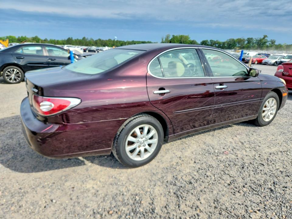2004 Lexus Es 330 VIN JTHBA30G940020773 COPART salvage auction — REAR END, VA - CERT OF TITLE - SALVAGE, sold $475 on 2026-07-22 (photo 3)