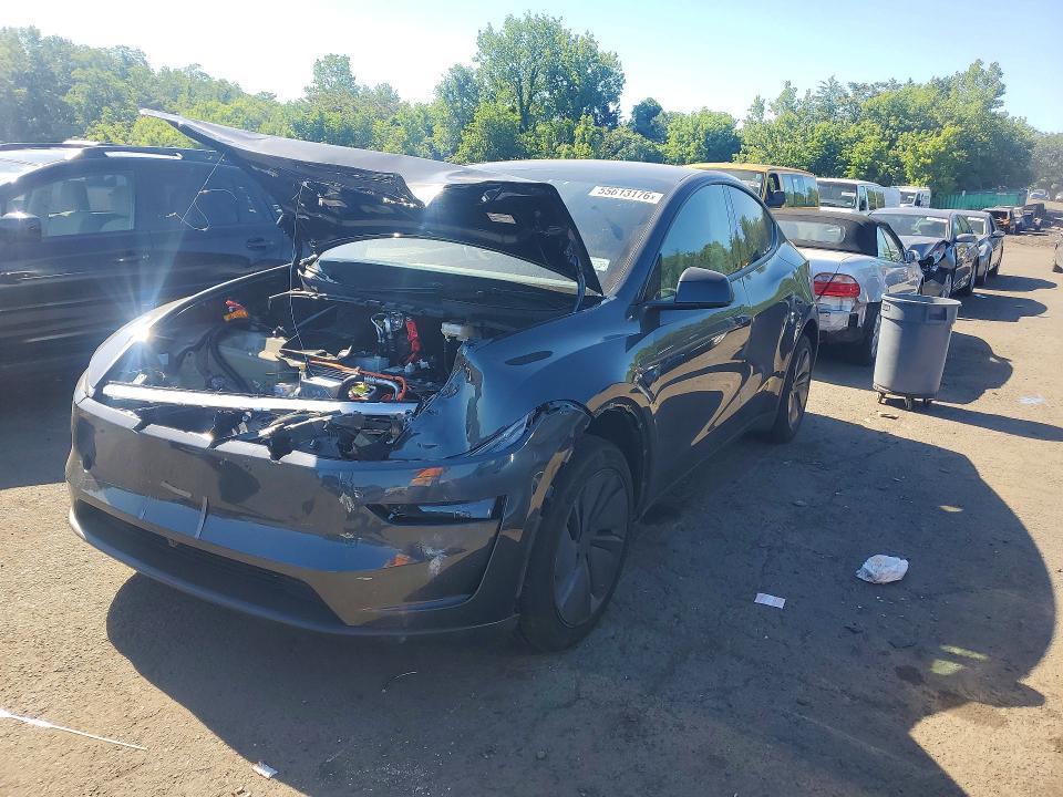 2026 Tesla Model y VIN 7SAYGDEDXTF548176 COPART salvage auction — FRONT END, Ny - Cert Of Title-Salvage, sold $18,900 on 2026-07-10 (photo 1)