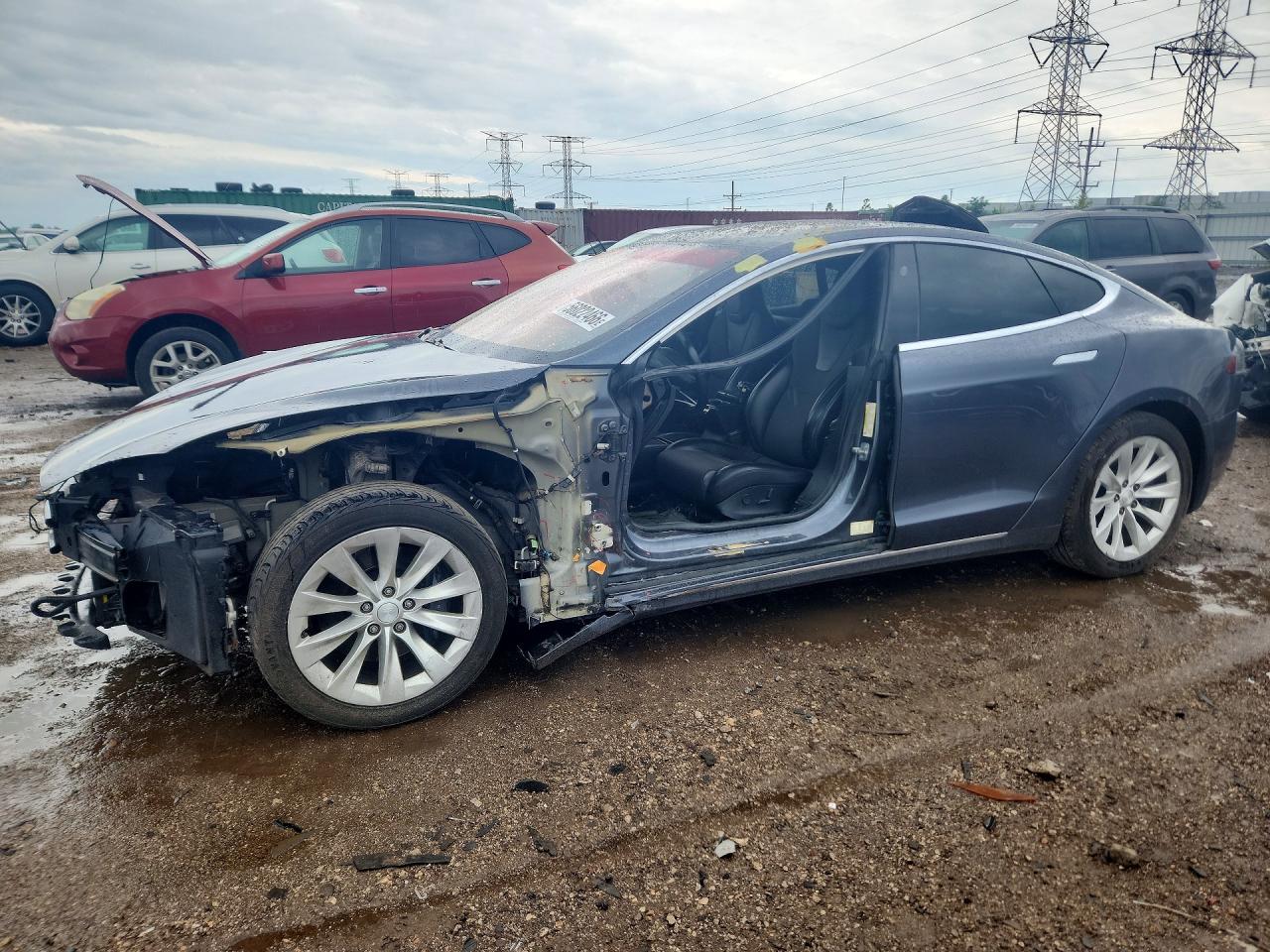 2018 Tesla Model S VIN 5YJSA1E22JF274549 COPART salvage auction — Front End, IL - SALVAGE CERTIFICATE, sold $3,350 on 2026-07-09 (photo 1)