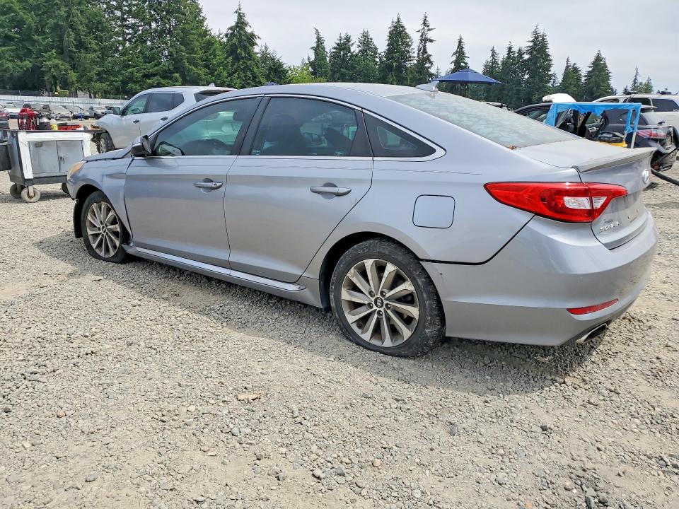 2015 Hyundai Sonata VIN 5NPE34AF2FH022763 COPART salvage auction — FRONT END, Wa - Bill Of Sale, sold $725 on 2026-07-02 (photo 2)