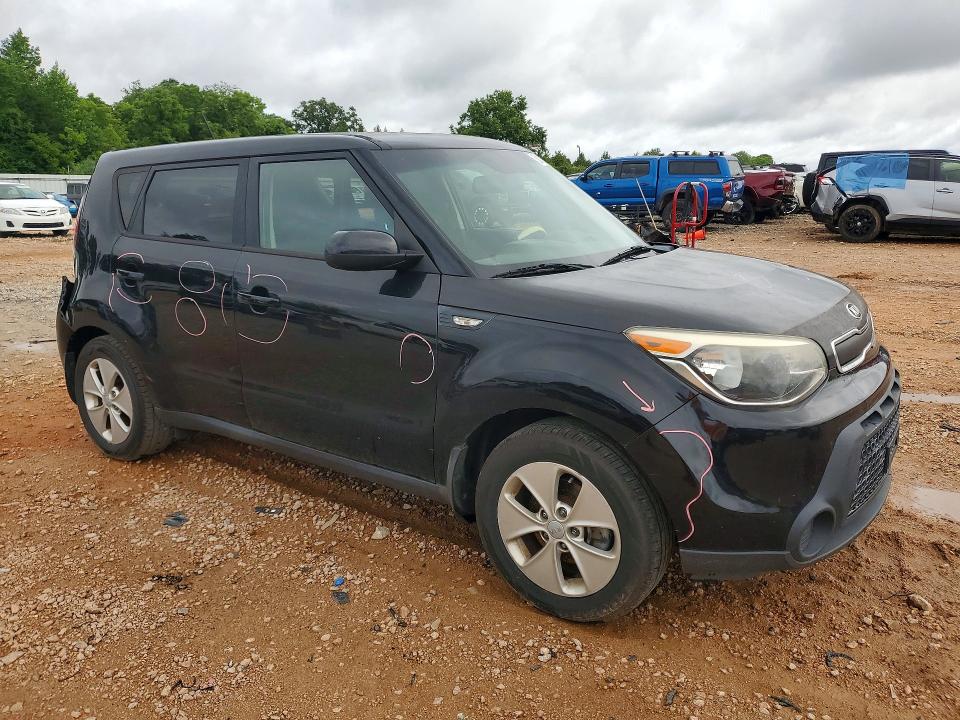 2014 Kia Soul VIN KNDJN2A27E7063905 COPART salvage auction — ALL OVER, Nc - Salvage Certificate Of Title, sold $650 on 2026-07-27 (photo 4)