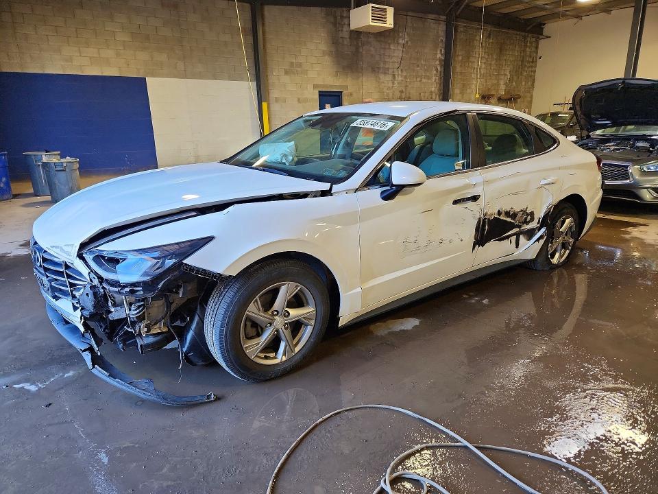 2022 Hyundai Sonata VIN 5NPEG4JA1NH139273 COPART salvage auction — SIDE, Pa - Certificate Of Salvage, sold $3,650 on 2026-07-08 (photo 1)