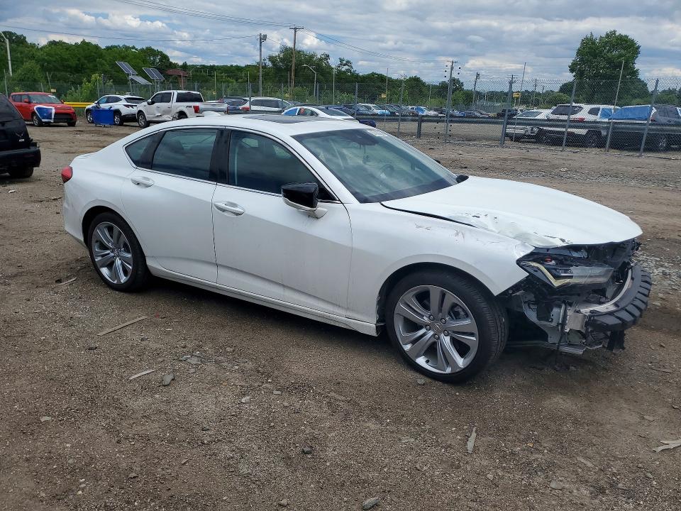 2023 Acura Tlx VIN 19UUB5F42PA002499 COPART salvage auction — FRONT END, Ct - Cert Of Title-Salvage, sold $4,050 on 2026-07-09 (photo 4)