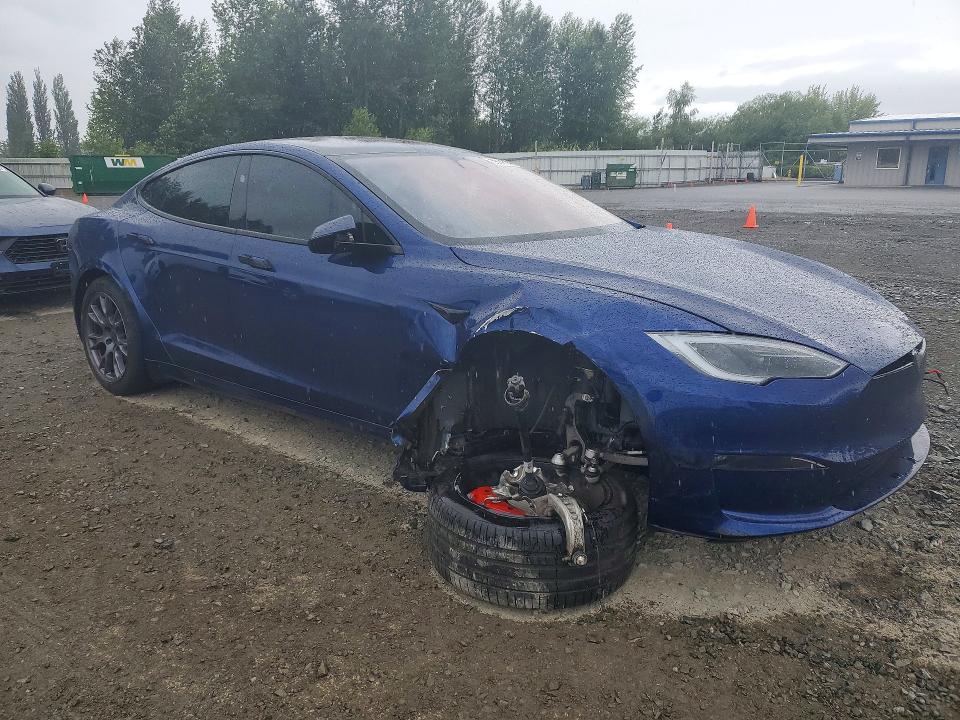 2023 Tesla Model s VIN 5YJSA1E67PF517008 COPART salvage auction — FRONT END, Wa - Bill Of Sale, sold $36,750 on 2026-07-13 (photo 4)