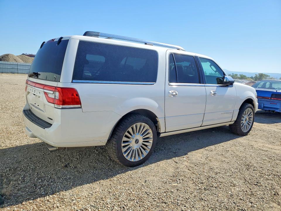 2016 Lincoln Navigator VIN 5LMJJ3JT1GEL03368 COPART salvage auction — FRONT END, Ca - Salvage Certificate, sold $300 on 2026-07-24 (photo 3)