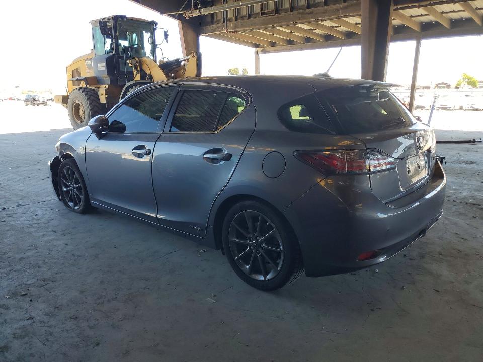 2012 Lexus Ct VIN JTHKD5BH6C2108871 COPART salvage auction — FRONT END, Ca - Salvage Certificate, sold $1,700 on 2026-07-13 (photo 2)