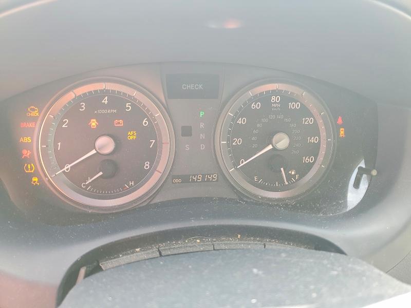2008 Lexus Es 350 VIN JTHBJ46G682183159 COPART salvage auction — FRONT END, AL - CERT OF TITLE-SALVAGE TITLE, sold $450 on 2026-07-28 (photo 9)