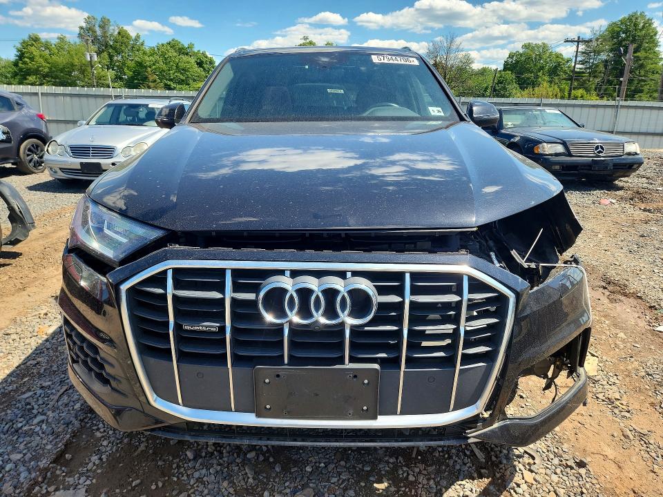2021 Audi Q7 VIN WA1AJAF7XMD026545 COPART salvage auction — FRONT END, Nj - Cert Of Title-Salvage, sold $375 on 2026-07-31 (photo 5)