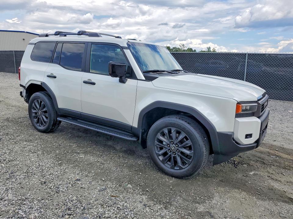 2025 Toyota Land cruiser VIN JTEABFAJ0S5015320 COPART salvage auction — REAR END, Sc - Cert Of Title-Salvage, sold $41,750 on 2026-07-08 (photo 4)