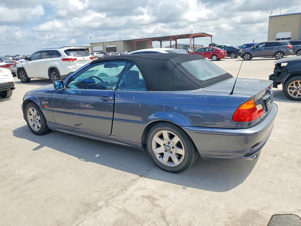 2001 BMW 3er VIN WBABS334X1JY55204 COPART salvage auction — HAIL, Tx - Certificate Of Title, sold $1,600 on 2026-07-13 (photo 2)