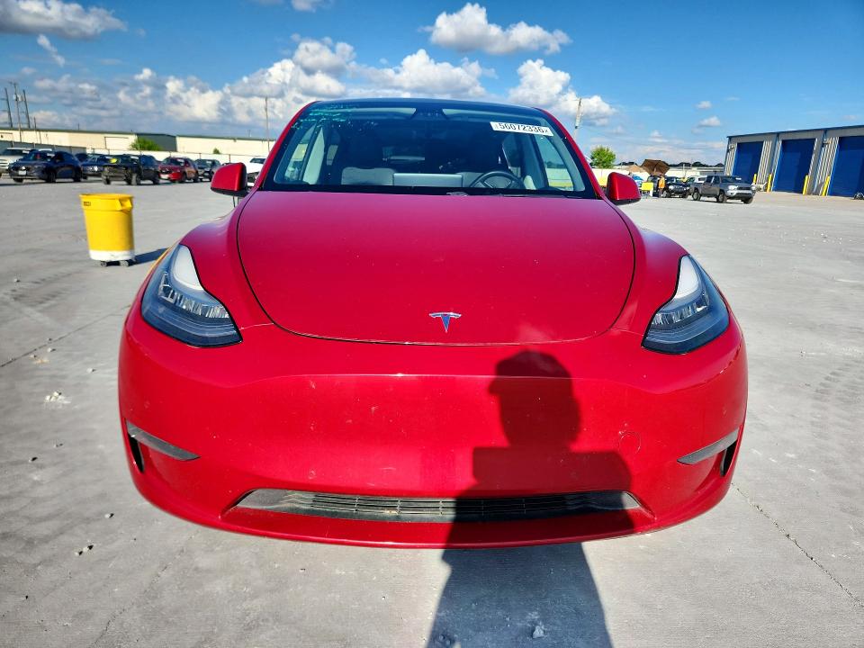2020 Tesla Model y VIN 5YJYGDEE4LF031719 COPART salvage auction — REAR END, Tx - Salvage Vehicle Title, sold $7,800 on 2026-07-04 (photo 5)
