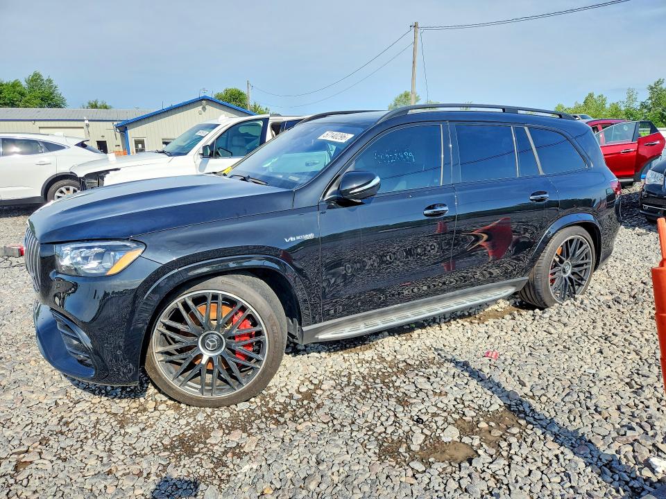 2024 Mercedes-benz Gls-klasse amg VIN 4JGFF8KE7RB195074 COPART salvage auction — FRONT END, IL - SALVAGE CERTIFICATE, sold $63,500 on 2026-07-27 (photo 1)