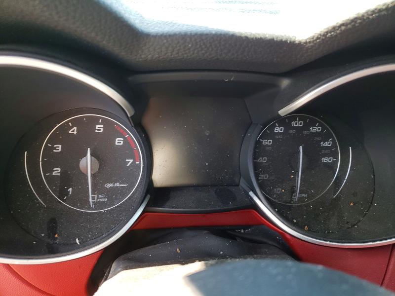 2021 Alfa romeo VIN ZASPAKBN5M7D18815 COPART salvage auction — FRONT END, Ca - Dis/Dlr/Exp Only Clean Title (P), sold $3,950 on 2026-07-20 (photo 9)