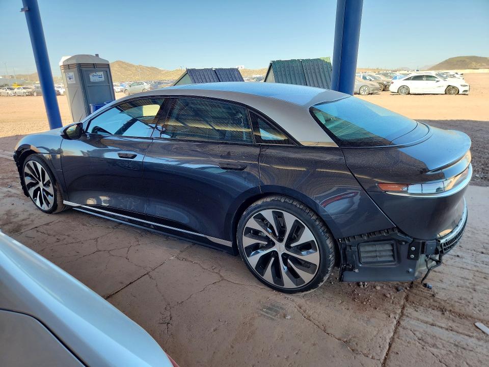 2022 Lucid Air VIN 50EA1GBA7NA005998 COPART salvage auction — FRONT END, Az - Cert Of Title - Salvage, sold $10,800 on 2026-07-07 (photo 2)