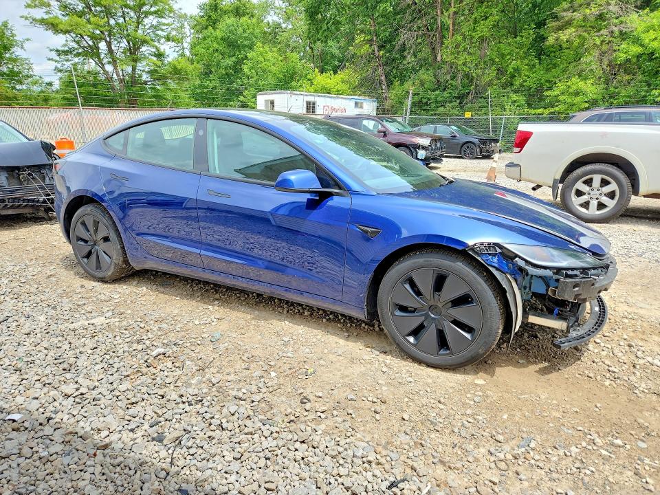 2025 Tesla VIN 5YJ3E1EB5SF951572 COPART salvage auction — FRONT END, Oh - Cert Of Title-Salvage, sold $12,900 on 2026-07-22 (photo 4)