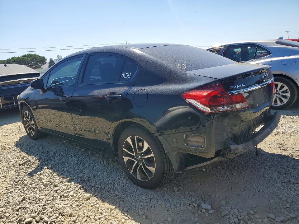 2014 Honda Civic VIN 19XFB2F81EE230819 COPART salvage auction — FRONT END, Ca - Salvage Certificate, sold $2,600 on 2026-07-09 (photo 2)