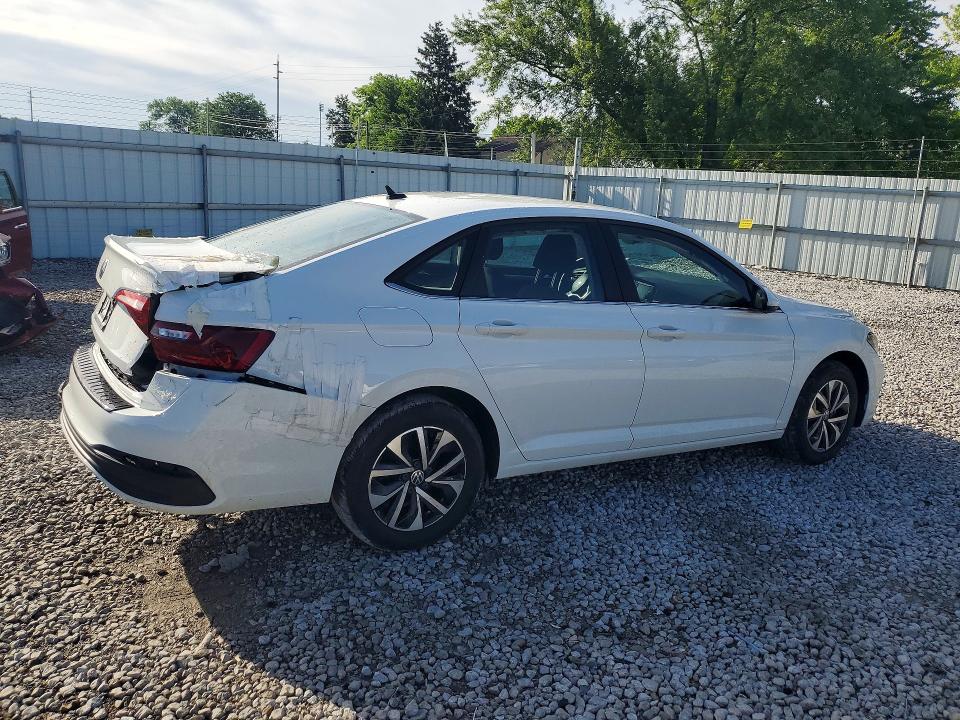 2024 Volkswagen Jetta VIN 3VW5M7BUXRM074634 COPART salvage auction — REAR END, Oh - Certificate Of Title (P), sold $9,700 on 2026-07-27 (photo 3)