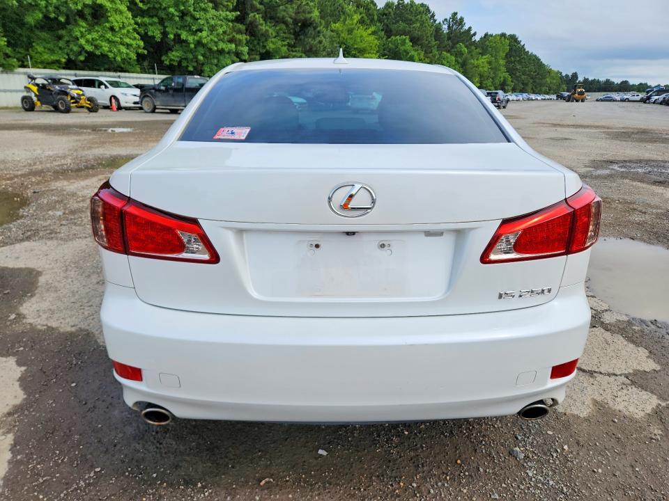 2012 Lexus Is VIN JTHBF5C24C5172748 COPART salvage auction — WATER/FLOOD, La - Cert Of Title-Water Damaged, sold $300 on 2026-07-23 (photo 6)