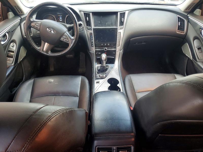 2017 Infiniti Q50 VIN JN1EV7AP3HM733436 COPART salvage auction — VANDALISM, Il - Salvage Certificate, sold $1,400 on 2026-07-31 (photo 8)