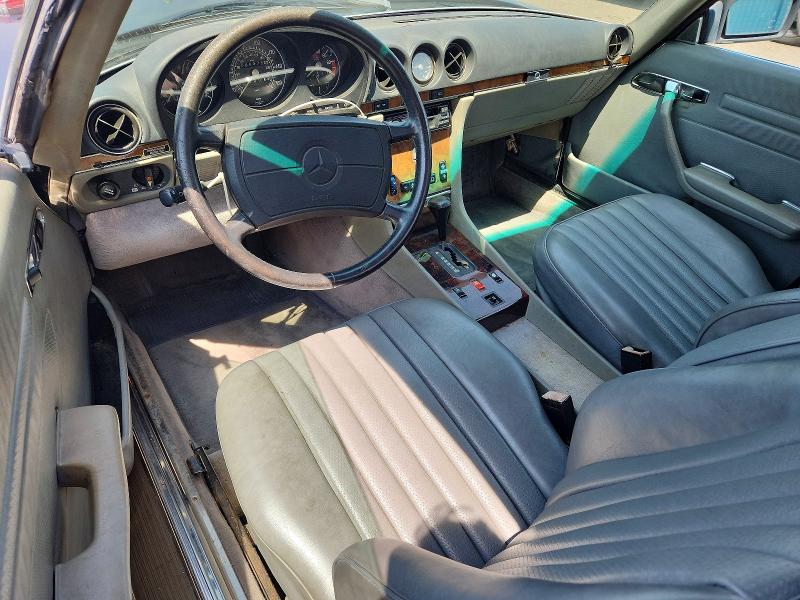 1987 Mercedes-benz 560 VIN WDBBA48D5HA056217 COPART salvage auction — FRONT END, Pa - Certificate Of Salvage, sold $2,200 on 2026-07-07 (photo 8)