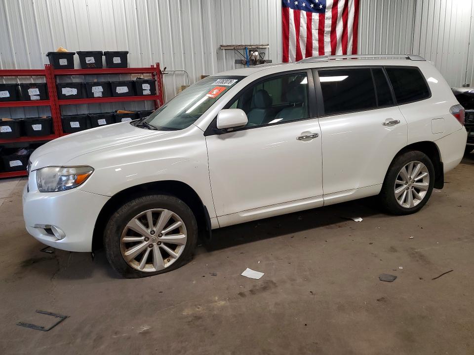 2008 Toyota Highlander hybrid VIN JTEEW44A582001252 — COPART salvage auction photo