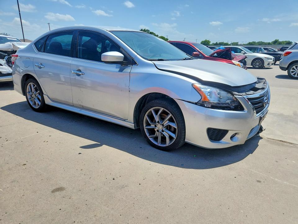 2014 Nissan Sentra VIN 3N1AB7AP4EY321171 COPART salvage auction — FRONT END, Tx - Salvage Vehicle Title, sold $950 on 2026-07-02 (photo 4)