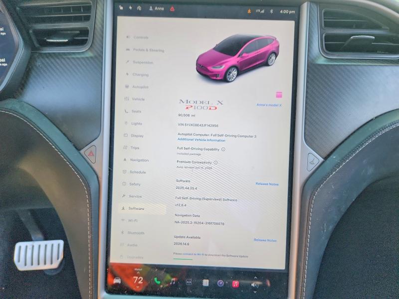 2018 Tesla VIN 5YJXCBE43JF142956 COPART salvage auction — FRONT END, Ca - Salvage Certificate, sold $12,300 on 2026-07-31 (photo 9)