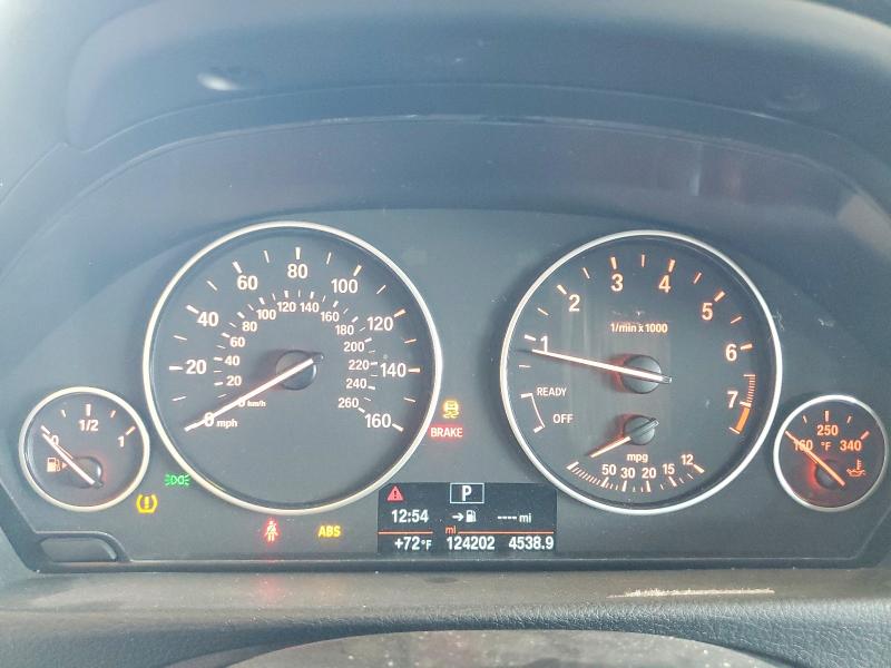 2014 BMW 3 series VIN WBA3B1G57ENS79128 COPART salvage auction — FRONT END, Ca - Salvage Certificate, sold $1,000 on 2026-07-09 (photo 9)