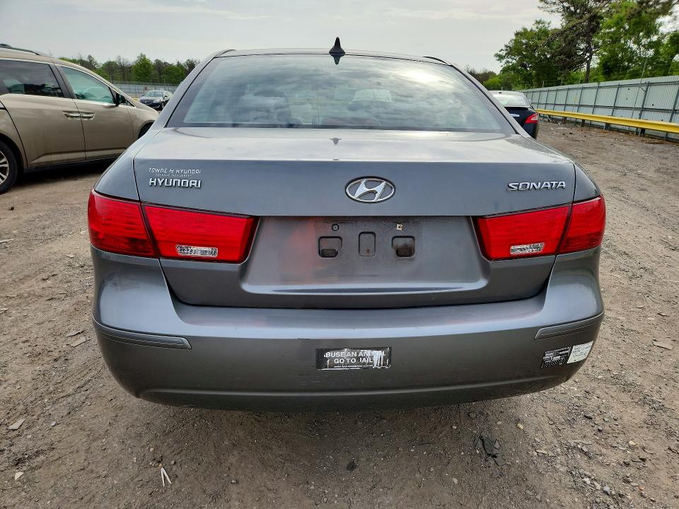 2009 Hyundai Sonata VIN 5NPET46C69H429620 COPART salvage auction — FRONT END, NY - MV-907A SALVAGE CERTIFICATE, sold $200 on 2026-07-22 (photo 6)