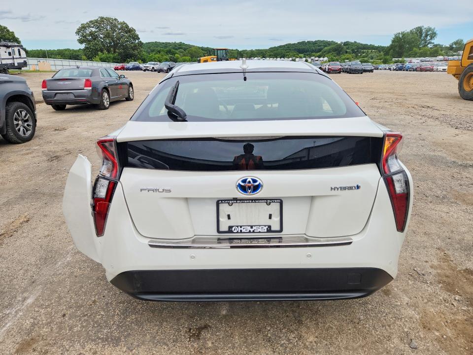 2017 Toyota Prius VIN JTDKARFU2H3042782 COPART salvage auction — FRONT END, WI - CERTIFICATE OF TITLE, sold $625 on 2026-07-28 (photo 6)