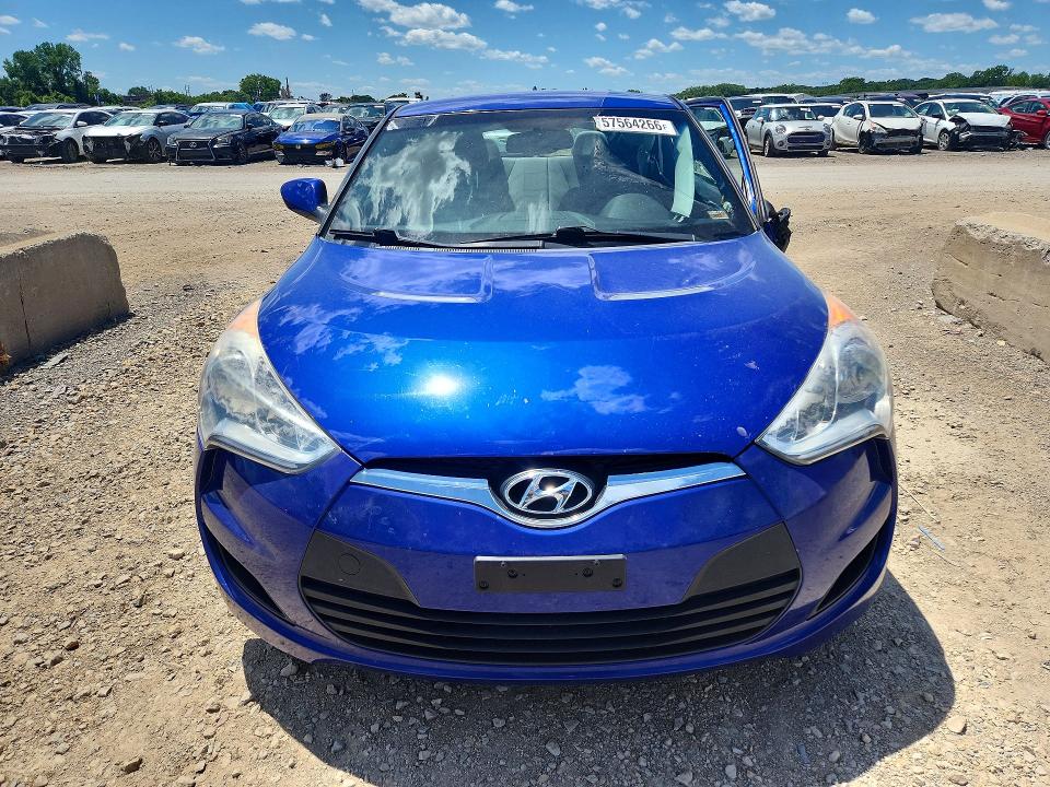 2012 Hyundai Veloster VIN KMHTC6ADXCU049983 COPART salvage auction — SIDE, MO - SALVAGE CERTIFICATE OF TITLE, sold $500 on 2026-07-28 (photo 5)