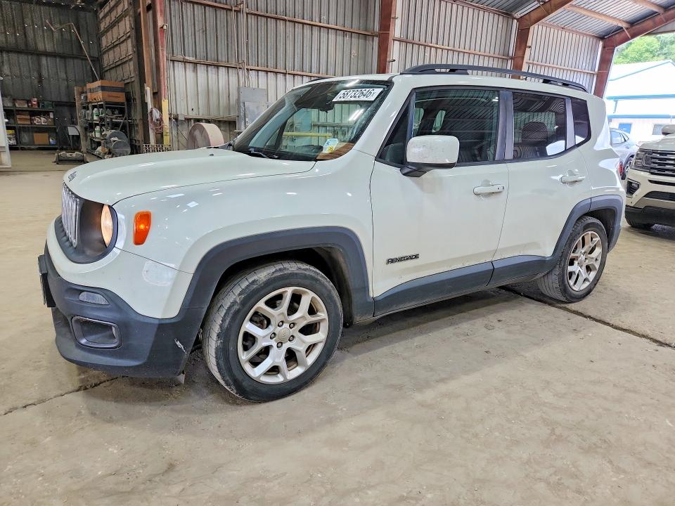 2018 Jeep Renegade VIN ZACCJABB2JPH48226 COPART salvage auction — WATER/FLOOD, La - Cert Of Title-Salvage Flood, sold $1,100 on 2026-08-14 (photo 1)