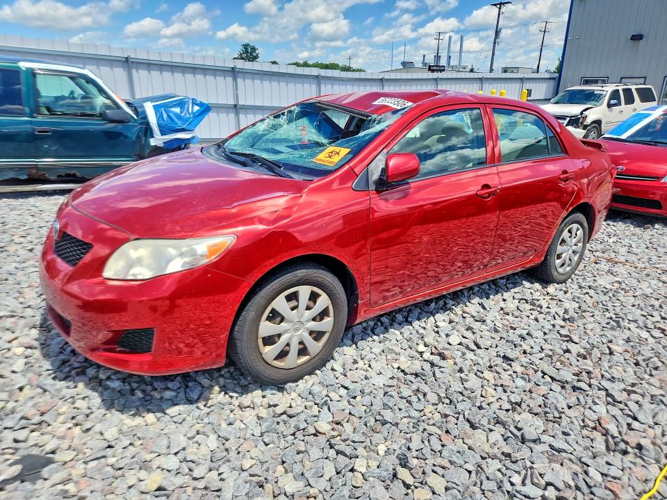 2009 Toyota Corolla VIN JTDBL40E299041788 COPART salvage auction — ROOF, Wi - Junked Vehicle Bill Of Sale, sold $475 on 2026-07-13 (photo 1)
