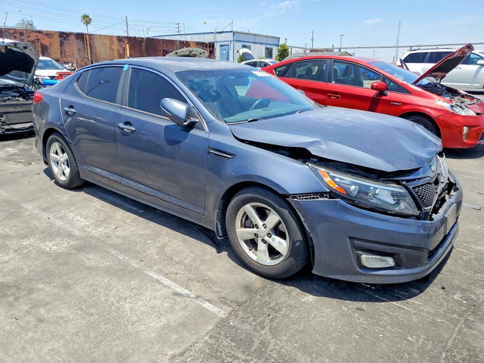 2015 Kia VIN KNAGM4A7XF5589850 COPART salvage auction — FRONT END, Ca - Salvage Certificate, sold $1,200 on 2026-07-15 (photo 4)