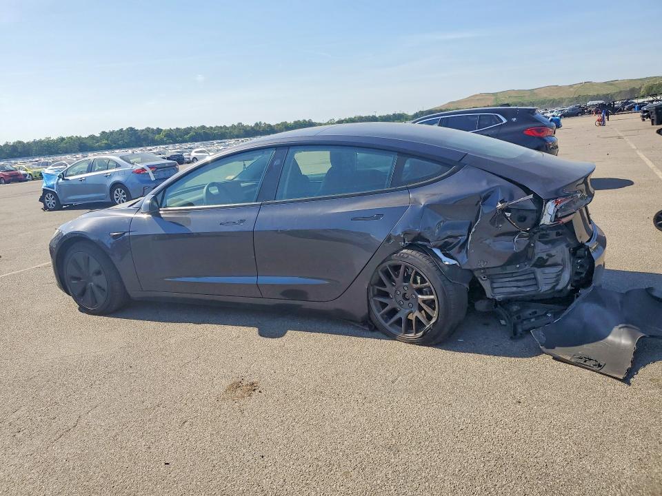 2025 Tesla Model 3 VIN 5YJ3E1EA6SF022319 COPART salvage auction — REAR END, Ny - Mv-907A Salvage Certificate, sold $9,200 on 2026-07-15 (photo 2)