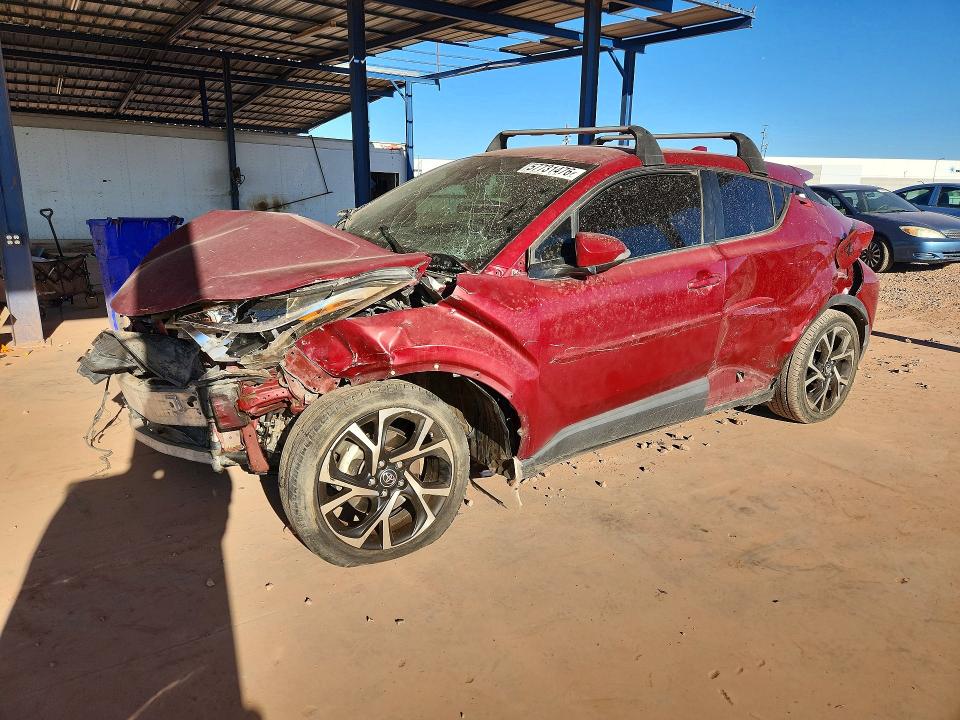 2019 Toyota C-hr VIN JTNKHMBX5K1023401 COPART salvage auction — FRONT END, Az - Cert Of Title - Salvage, sold $2,000 on 2026-07-02 (photo 1)