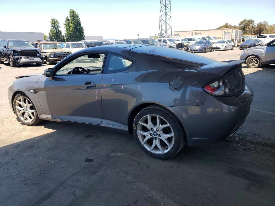 2007 Hyundai Tiburon VIN KMHHN66F77U237425 COPART salvage auction — FRONT END, Ca - Salvage Certificate, sold $150 on 2026-07-30 (photo 2)