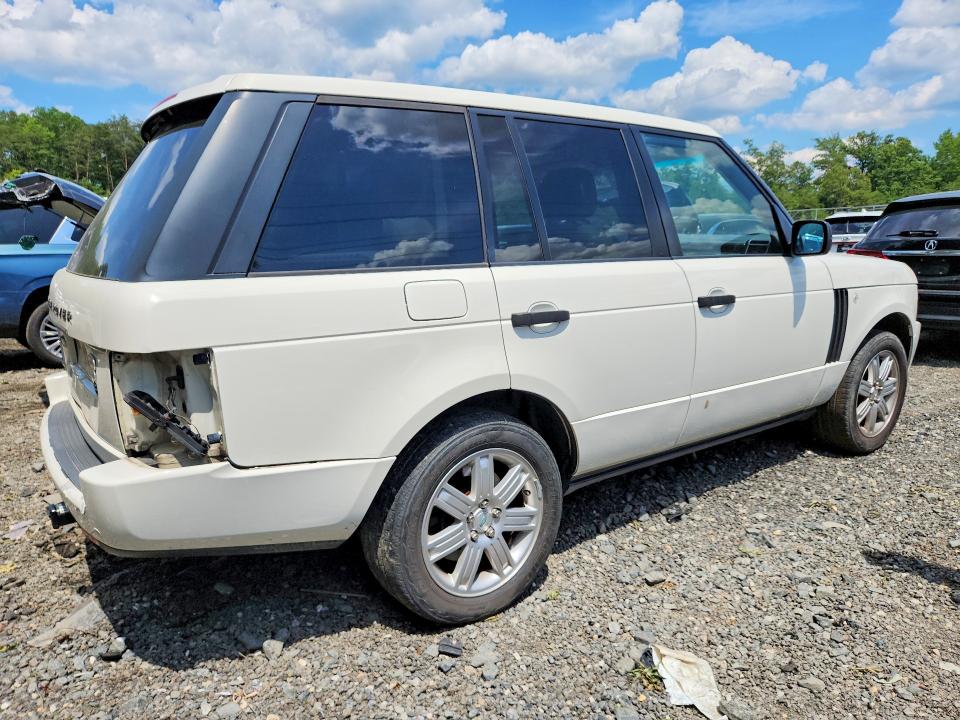 2008 Land rover RANGE ROVER VIN SALME15478A292698 COPART salvage auction — REAR END, MD - CERT OF SALVAGE > 75% DAMAGE, sold $425 on 2026-07-31 (photo 3)
